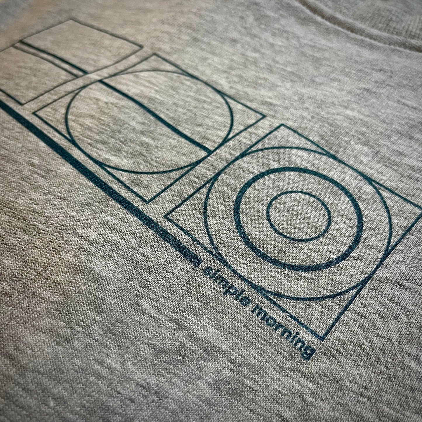 Sudadera gris Simple morning