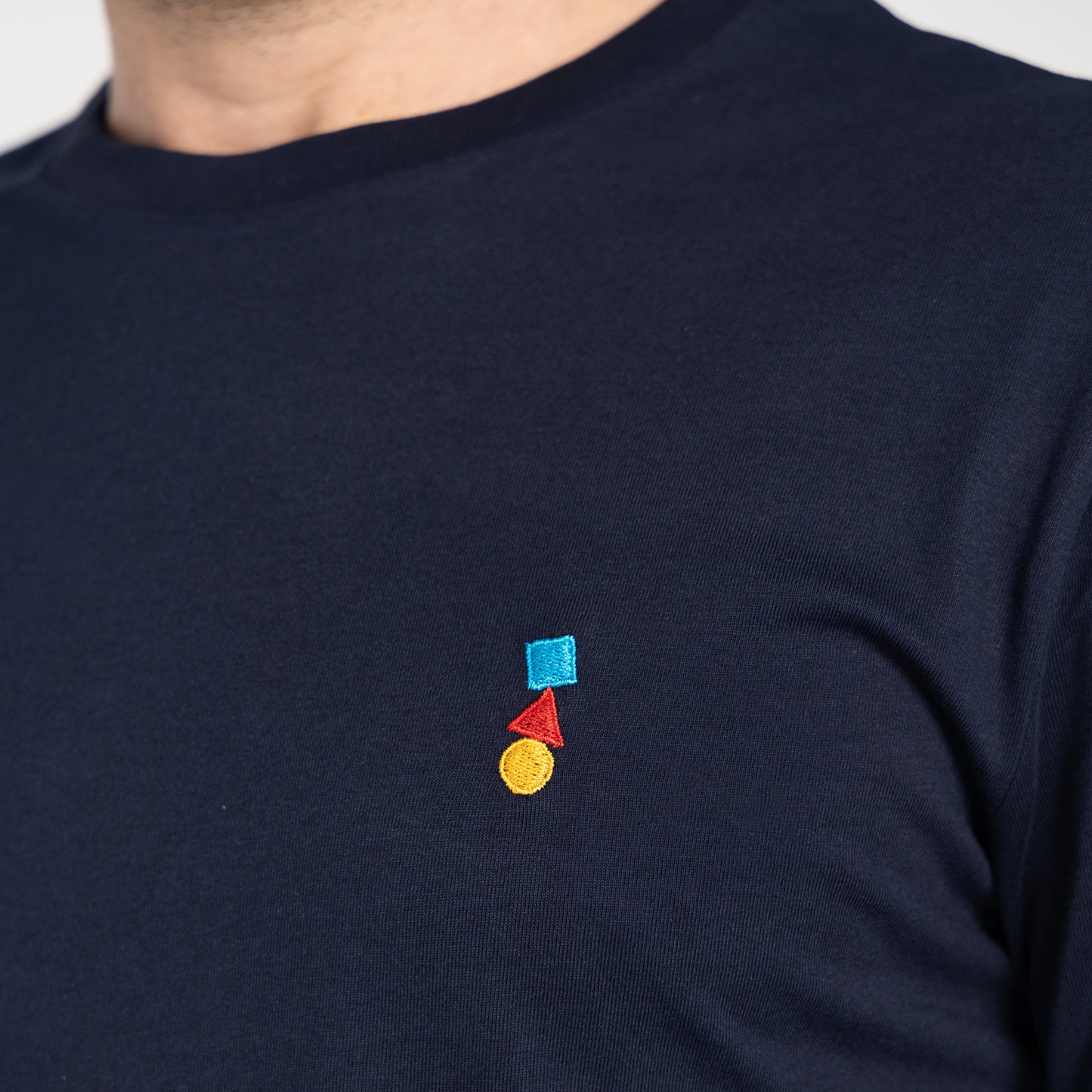Camiseta navy Geométrica