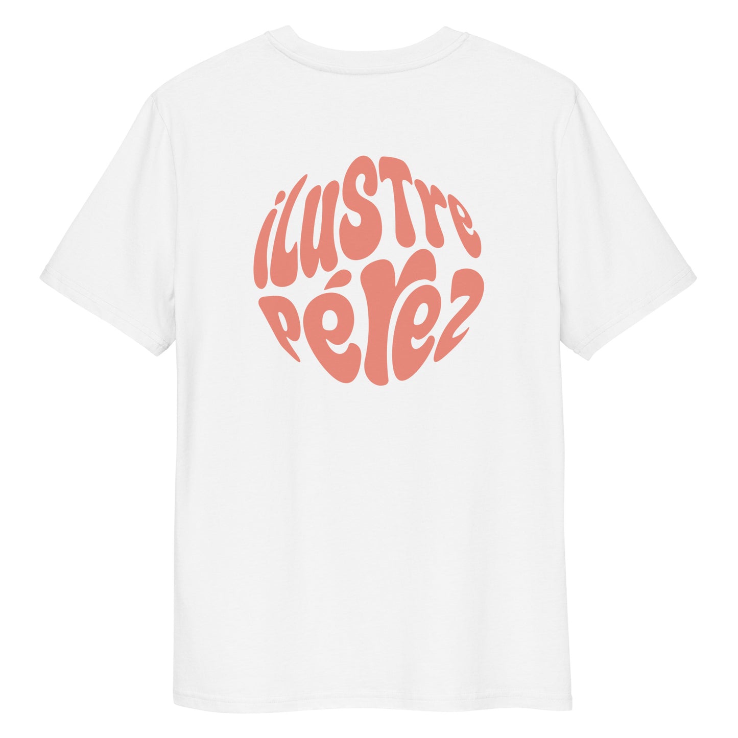 Camiseta blanca Espiral coral