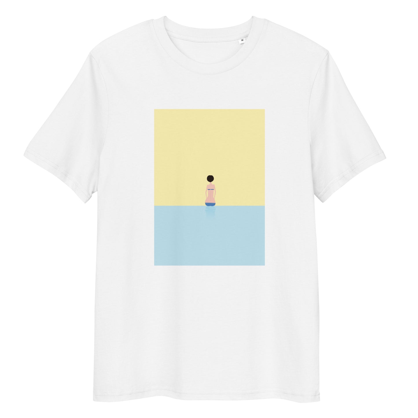 Camiseta blanca Nadadora