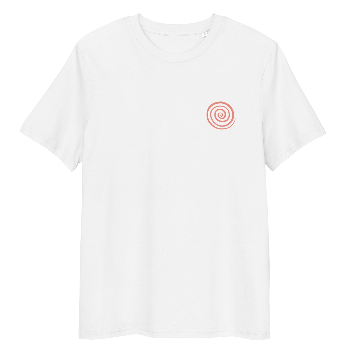 Camiseta blanca Espiral coral