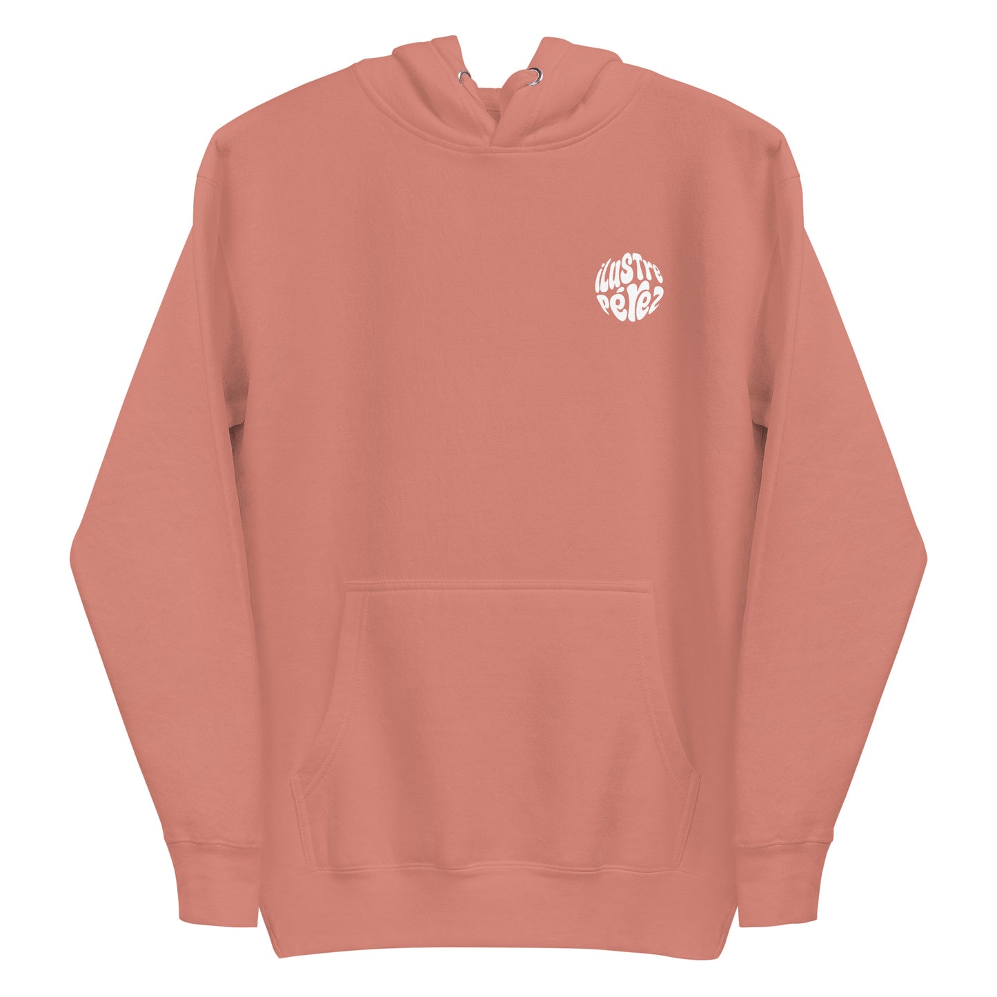 Sudadera coral Psicodélica con capucha