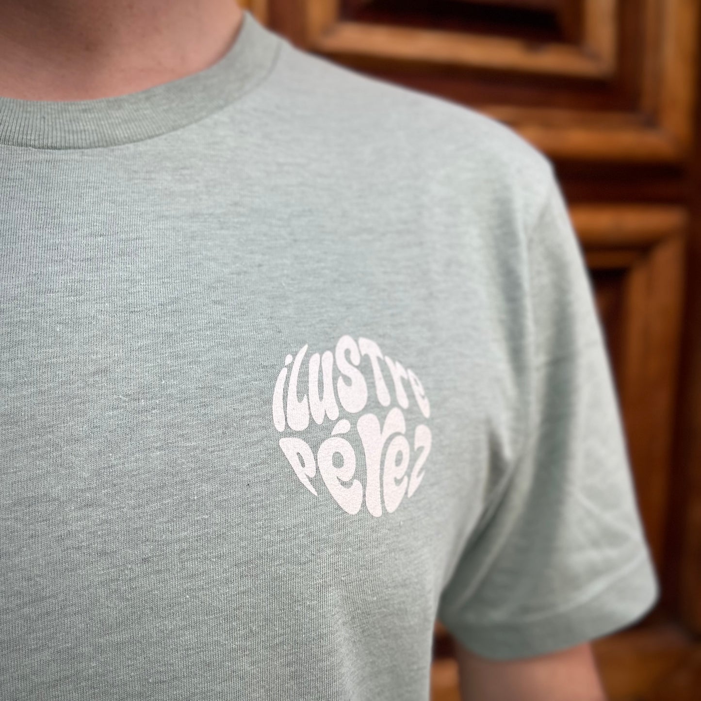 Camiseta menta Psicodélica