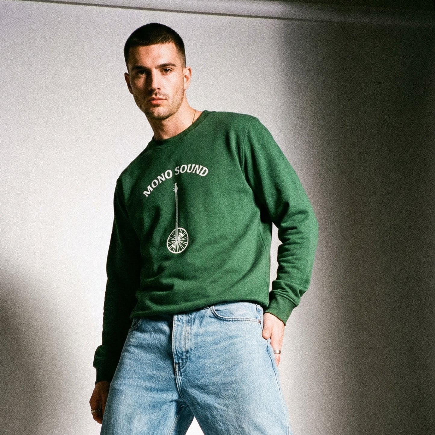 Sudadera verde Mono Sound