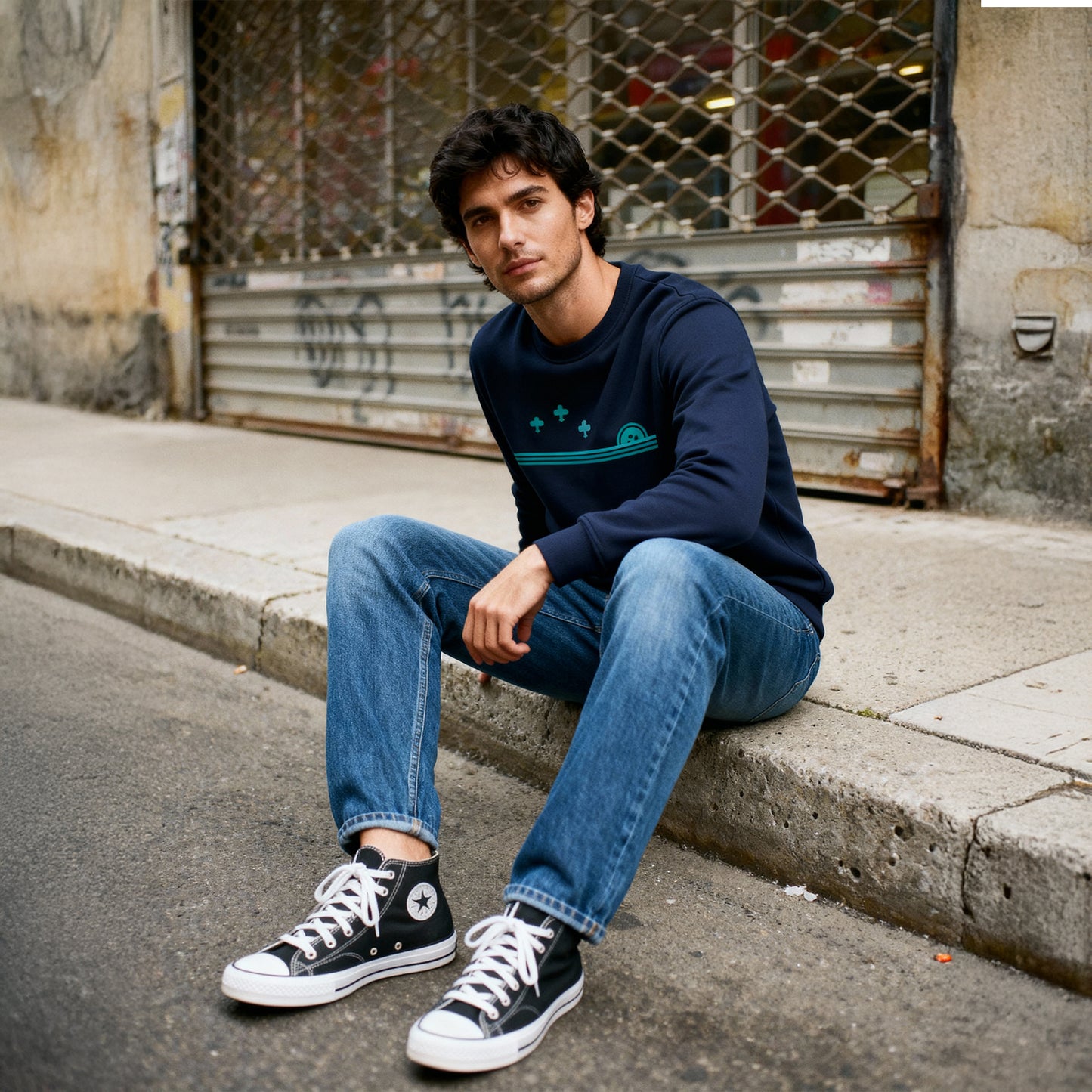 Sudadera navy Avionetas